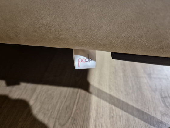 Image 1 of Pode Fold - 2,5 Zits Bank - Crème - Bruin - Leder - Design