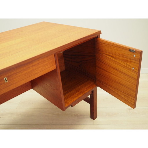 Teakhouten bureau, Deens ontwerp, jaren 1960, productie: Denemarken