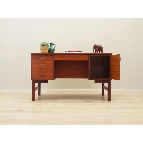 Image 1 of Teakhouten bureau, Deens ontwerp, jaren 1960, productie: Denemarken