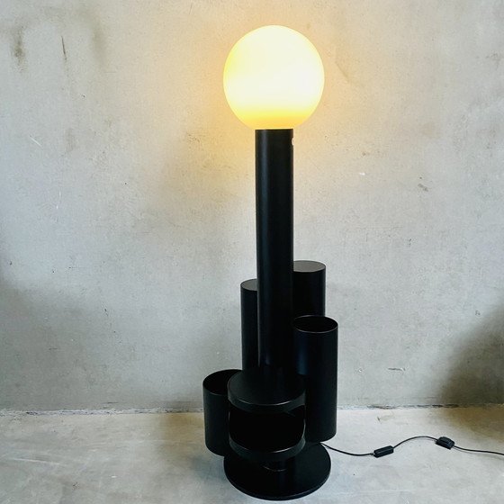 Image 1 of Grote Space Age vloerlamp Kerst Koopman 1980