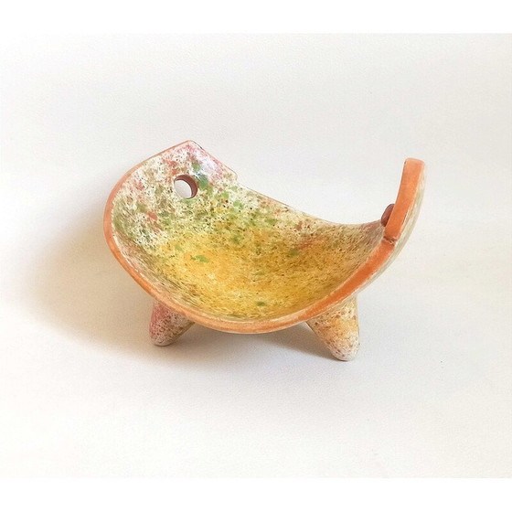 Image 1 of Vintage visvormige zakorganizer van Lb voor Bernard Lecuyer, 1960