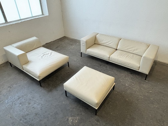 Image 1 of Cassina Moove designer leren groep Zeldzaam!