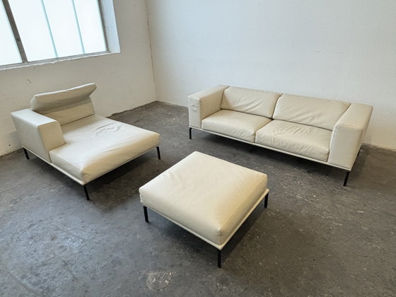 Image 1 of Cassina Moove designer leren groep Zeldzaam!