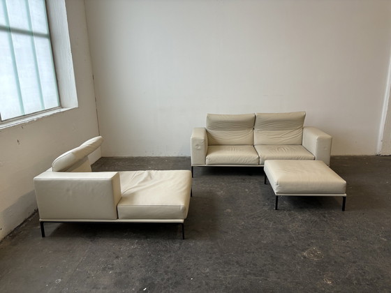 Image 1 of Cassina Moove designer leren groep Zeldzaam!