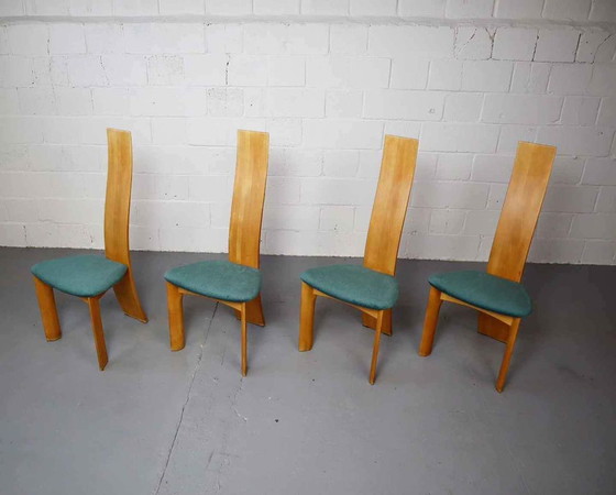 Image 1 of 4x Tranekaer Furniture Denmark "Iris" chairs by Bob Van den Berghe