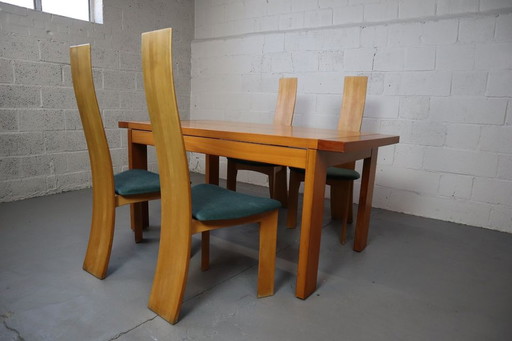 4x Tranekaer Furniture Denmark "Iris" chairs by Bob Van den Berghe