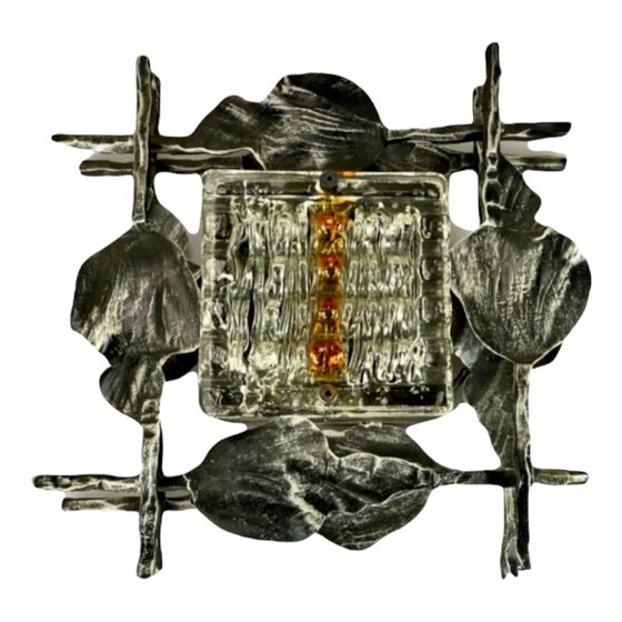 Image 1 of Brutalist wandlamp