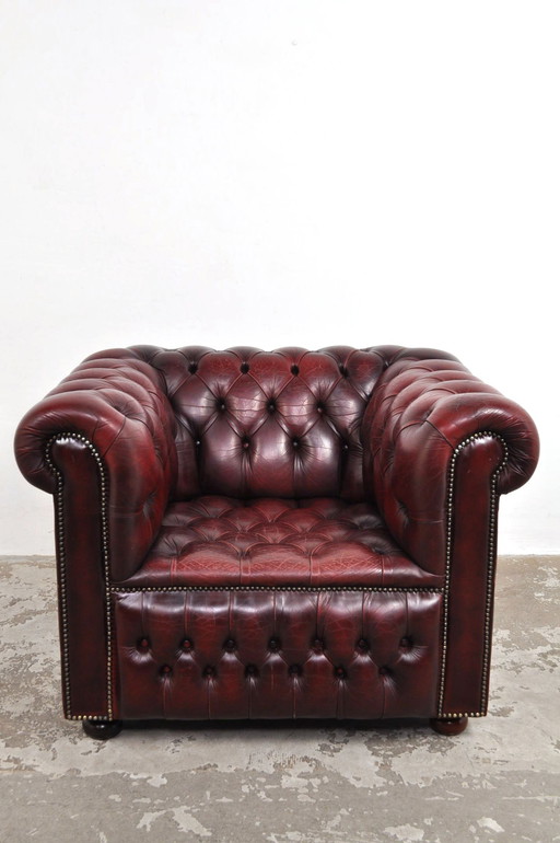 Vintage Chesterfield fauteuil