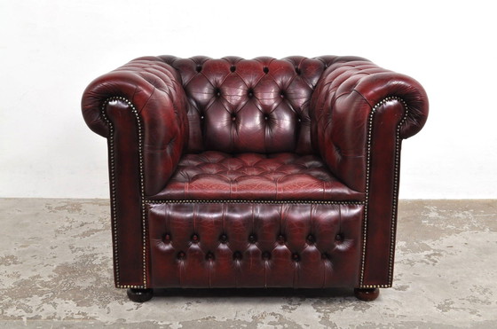 Image 1 of Vintage Chesterfield fauteuil