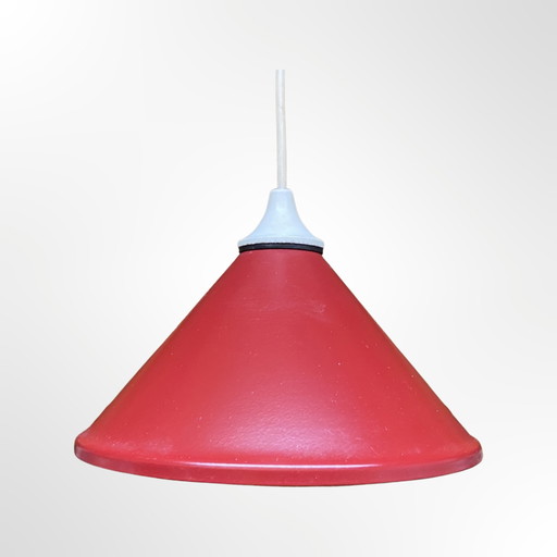 Vintage rode Scandinavische hanglamp