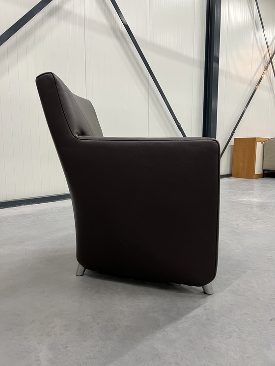 Image 1 of Leolux Dolcinea Fauteuil Arkadia leer Bruin