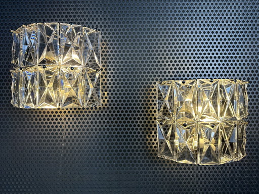 2x Vintage Kinkeldey wandlamp