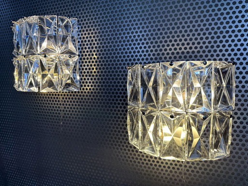 2x Vintage Kinkeldey wandlamp