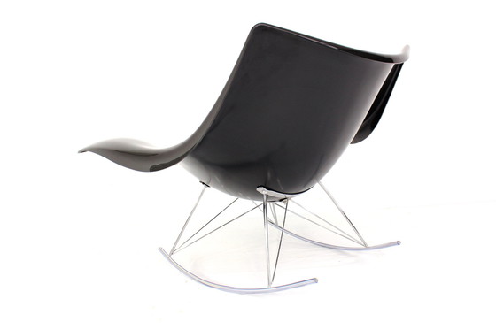 Image 1 of "Stingray" Lounge / Schommelstoel van Thomas Petersen voor Fredericia Denemarken, Red dot Award