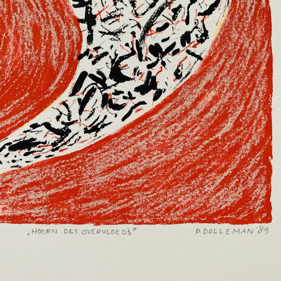 Image 1 of Petra Dolleman - Hoorn des overvloeds lithografie