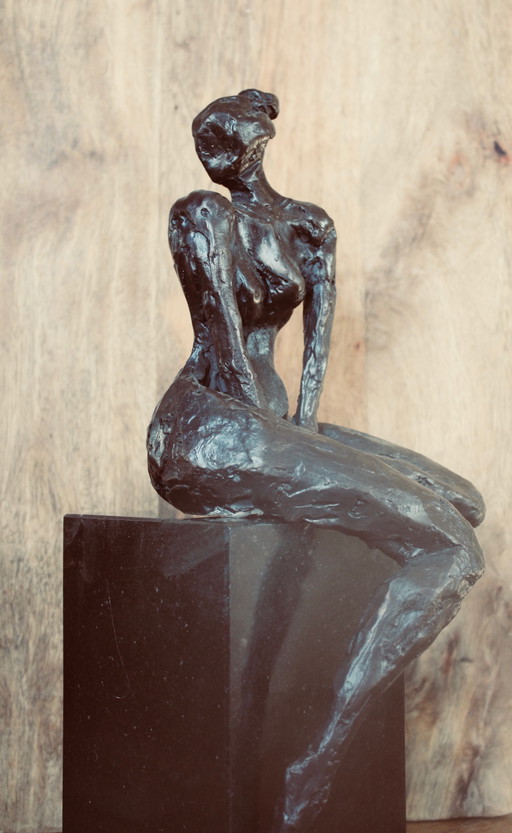 Engel, brons – beeldhouwkunst, Bronze, Figuratief
