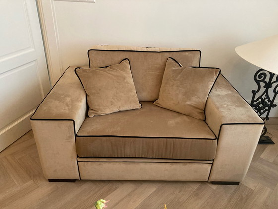 Image 1 of Bank & loveseat