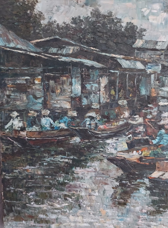 Image 1 of Schilderij Afkomstig Van "Thai School"