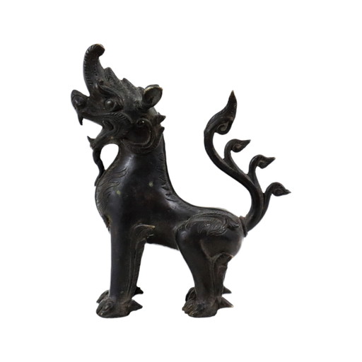 Bronzen Foo Dog Beeld