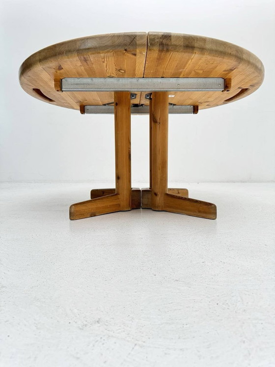 Image 1 of Uitschuifbare grenen eettafel Door Rainer Daumiller, Design + Handwerk