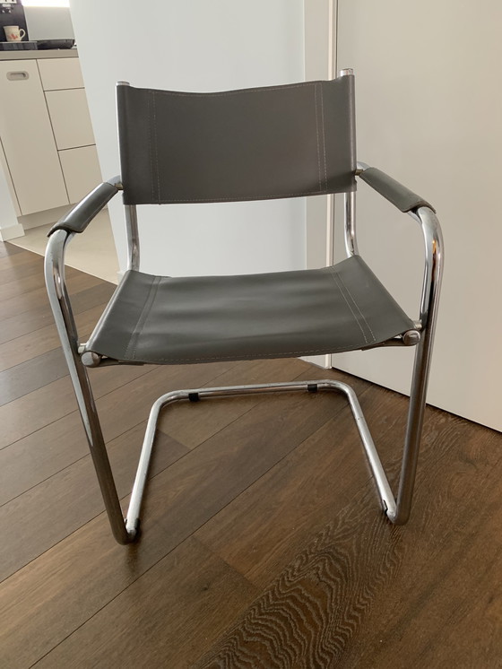 Image 1 of 2x Thonet Bureaustoelen model S34 van Mart Stam