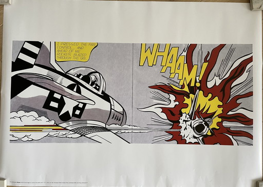 Roy Lichtenstein's 'Whaam!'-afdruk