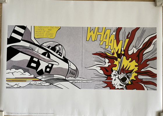 Image 1 of Roy Lichtenstein's 'Whaam!'-afdruk