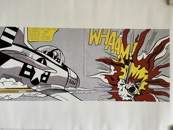 Image 1 of Roy Lichtenstein's 'Whaam!'-afdruk