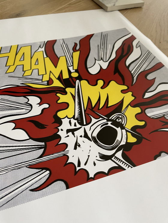 Image 1 of Roy Lichtenstein's 'Whaam!'-afdruk