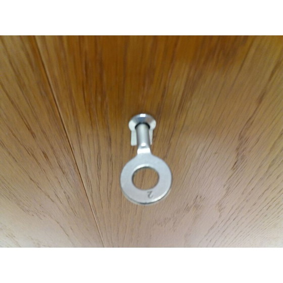 Image 1 of Vintage eikenhouten ladekast van Jiroutek, Tsjecho-Slowakije 1960