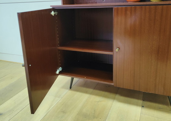 Image 1 of Mid Century pallisander highboard | Vintage - boekenkast