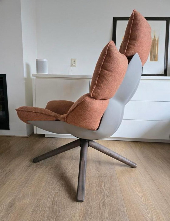 Image 1 of B&B Italia Husk Lounge Chair H3G + Ottoman Hp4 Cat Extra Elmas 570