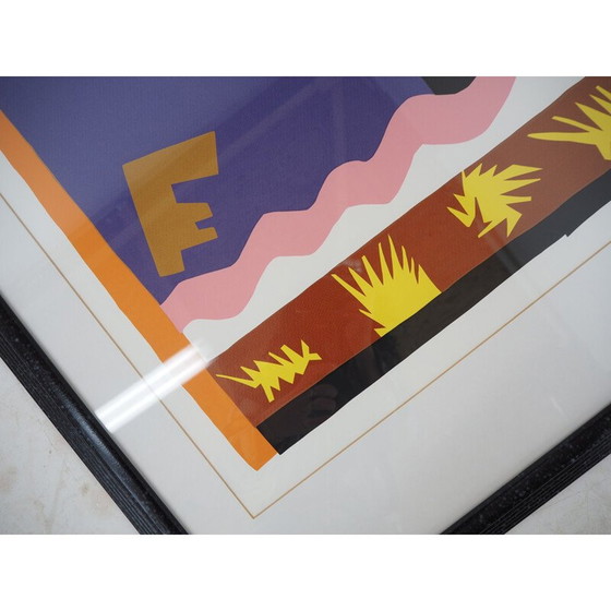 Image 1 of Vintage abstracte poster van Henri Matisse, jaren 1990