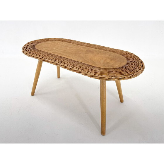 Image 1 of Vintage bijzettafel van Jan Kalous voor Uluv, Tsjechoslowakije 1970