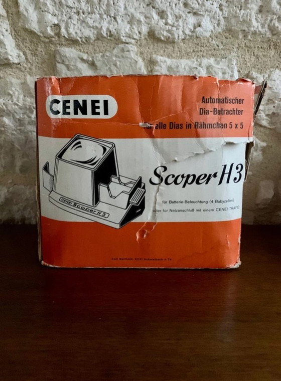 Image 1 of Vintage, Mid Century, "Scoper H3" diakijker door Cenei, West Duitsland, 1970's