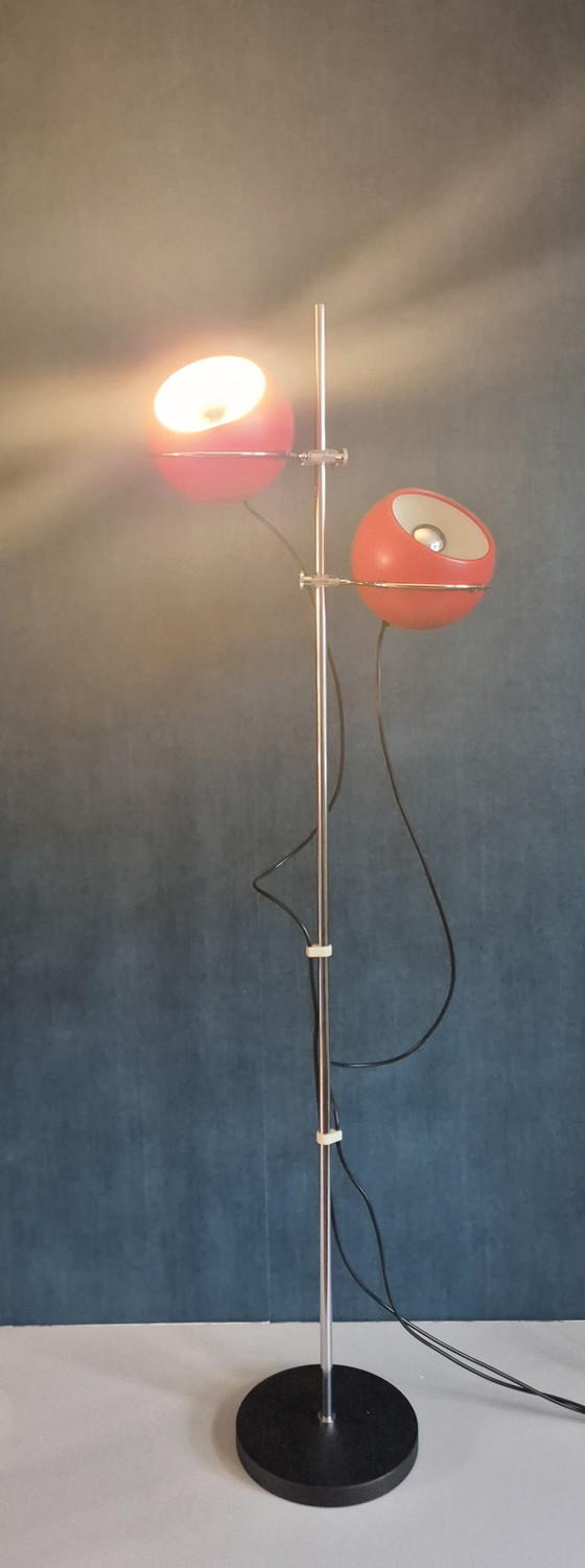 Image 1 of Gepo Vloerlamp / Bollenlamp Jaren 60