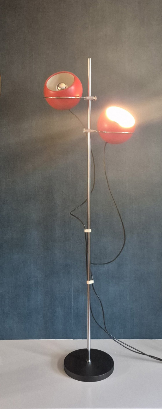 Image 1 of Gepo Vloerlamp / Bollenlamp Jaren 60