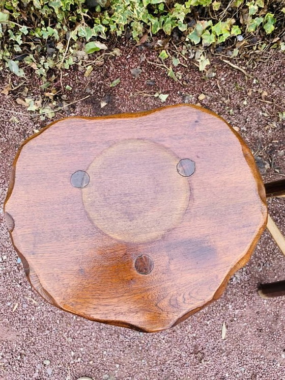 Image 1 of Set van drie Brutalistische driepootkrukken