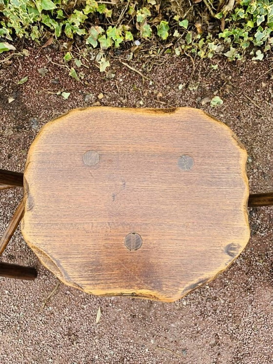 Image 1 of Set van drie Brutalistische driepootkrukken