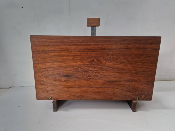 Image 1 of Palissander fineer Vintage tijdschriftenrek