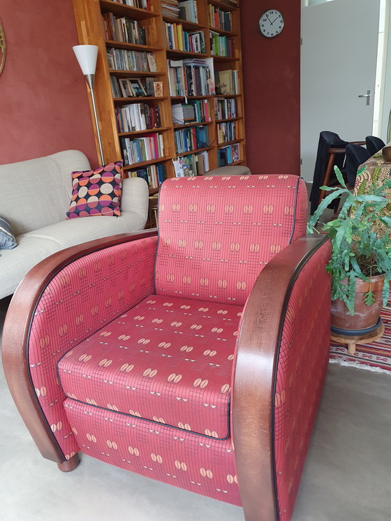 Image 1 of 2x Art Deco stijl fauteuil