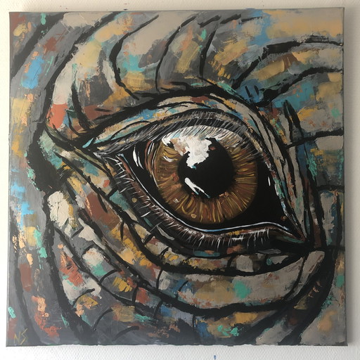 Elephant Eye 80 Bij 80 Cm