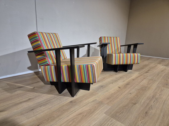 Image 1 of 2X Neil David F1 Fauteuil - Essenhout - Design - Nieuwstaat