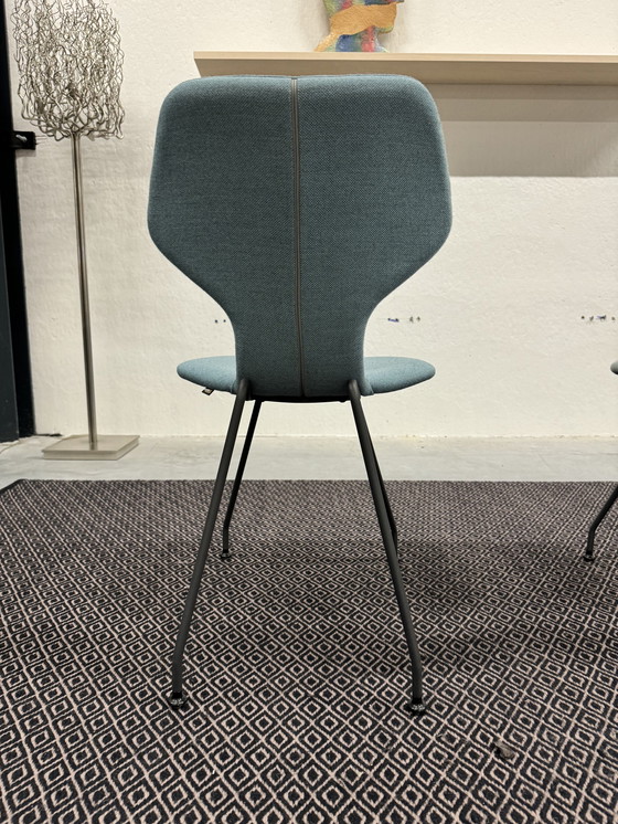 Image 1 of 3 Design on Stock Cavalletta Eetkamerstoelen stof 