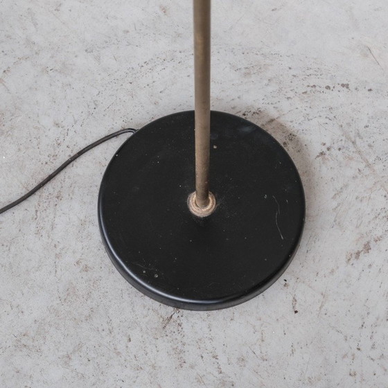 Image 1 of Vintage No.2 messing vloerlamp, Nederland 1970