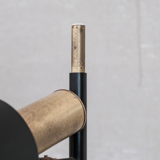 Image 1 of Vintage No.2 messing vloerlamp, Nederland 1970