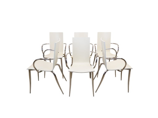 Set Van 6 Philippe Starck Olly Tango Stoelen