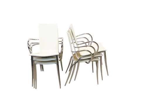 Set Van 6 Philippe Starck Olly Tango Stoelen