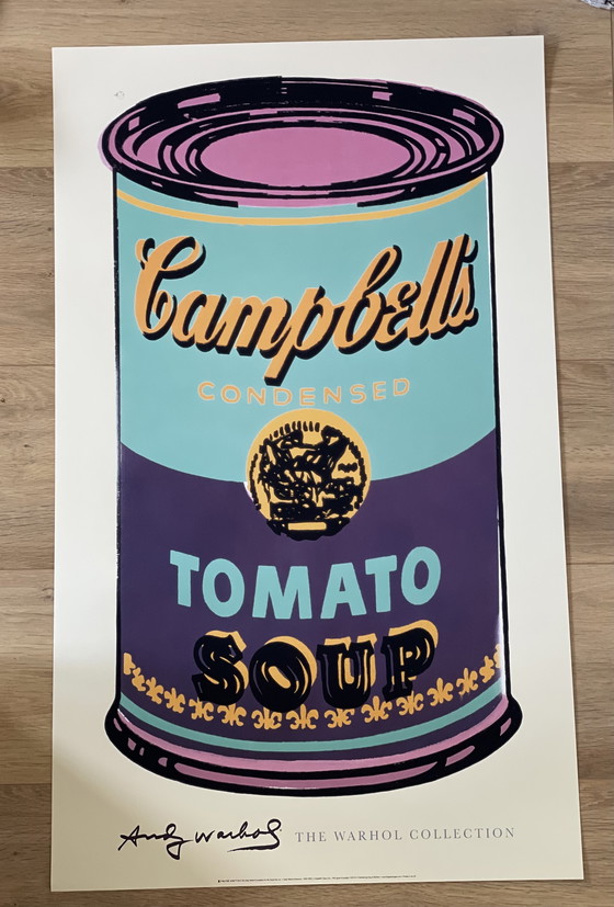 Image 1 of Andy Warhol (1928-1987), Campbell's Soup Can, 1965 (groen/paars), 2013 The Andy Warhol Foundation for the Visual Arts, Inc.