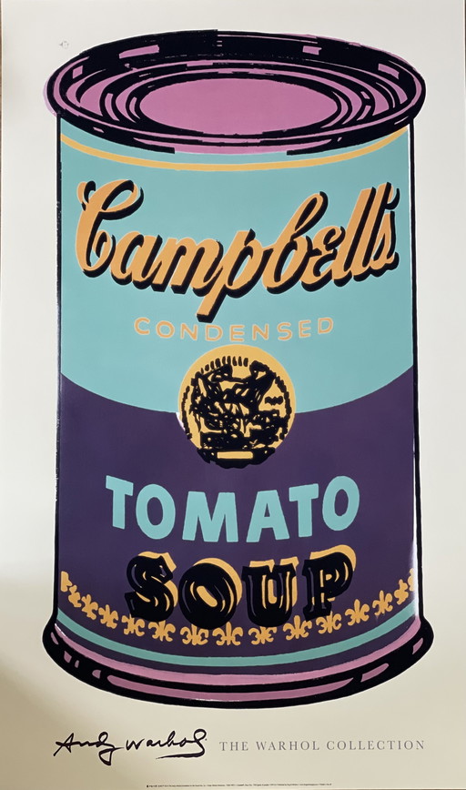 Andy Warhol (1928-1987), Campbell's Soup Can, 1965 (groen/paars), 2013 The Andy Warhol Foundation for the Visual Arts, Inc.